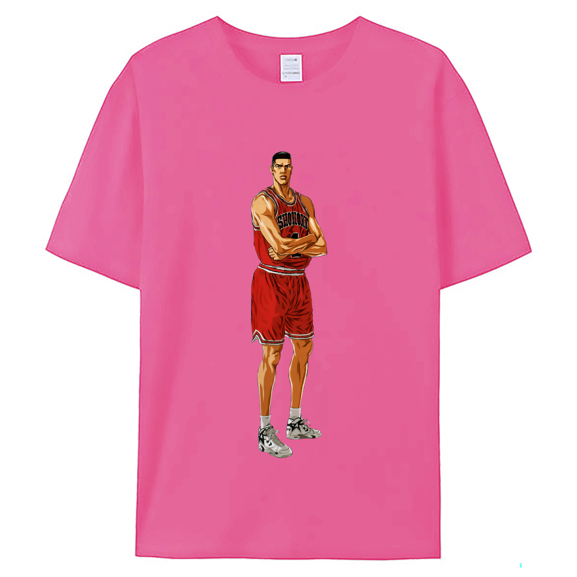 （画像用） SLAM DUNK／スラムダンク レディースカジュアルプリントTシャツ（綿100％）